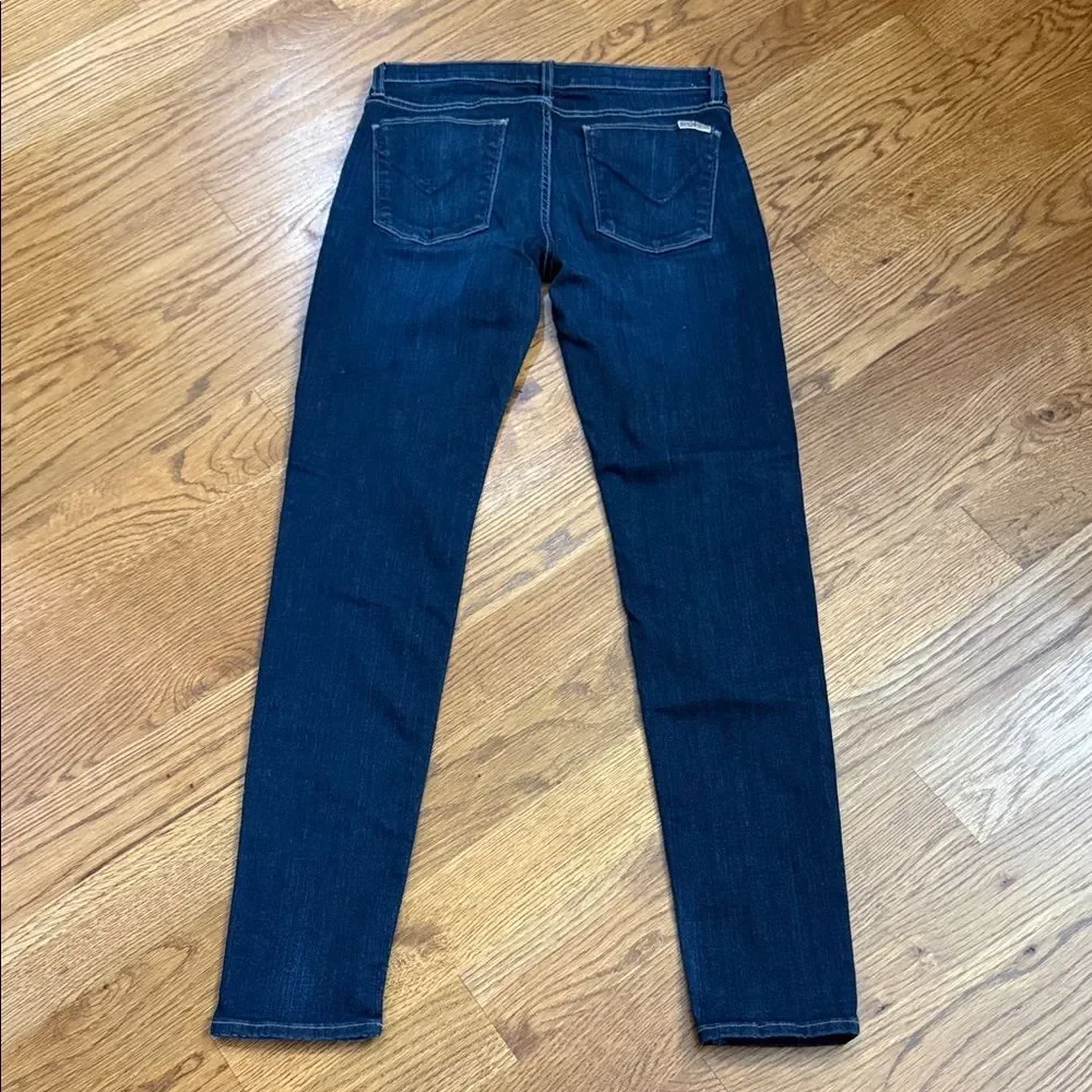Hudson Jeans Women's Skinny Jeans - Dark Blue - Picture 6 of 9